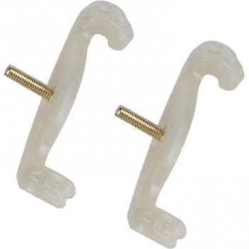 2Pcs Adjustable Shoulder Rest for 3/4 and 4/4 Violins with Rubber Feet