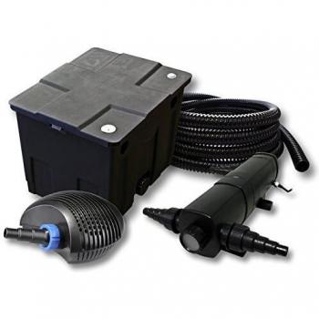 SunSun filtro para estanque 12000L con clarificador de 18W y bomba de bajo consumo de 20W