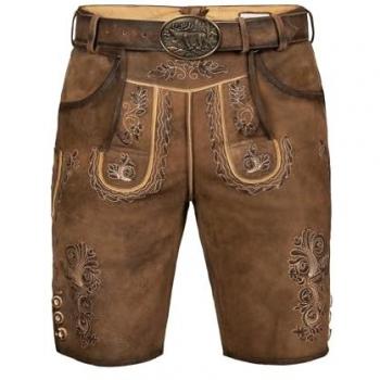 Kurze Wildbock Lederhose Markus Premium‑Edition – 100 % Leder
