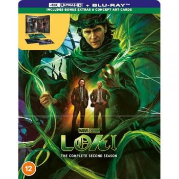 Loki Season 2 Premium Steelbook – 4K Ultra HD & Dual‑Format Blu‑Ray