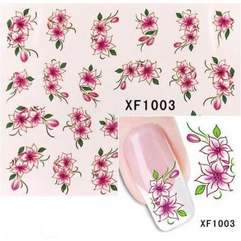 Autocollants Acryliques Fleurs Blanches pour Ongles
