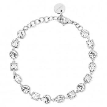 Armschmuck Brosway Bym168: Clear Crystal Steel Bracelet
