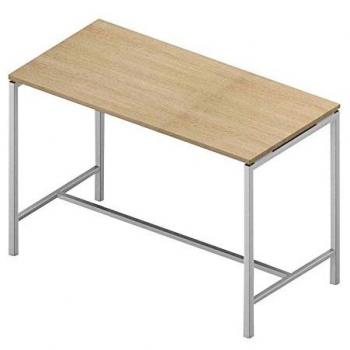 Lattice quadrifoglio L160 – Table blanche à structure créo