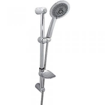 Support de douche en chrome