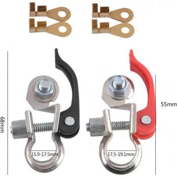 Batterieschleppen mit Kupferklemme – 4‑teiliges Auto-Set