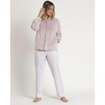 Chemise de Nuit avec Capuche – Admas Veste d'intérieur Magic Time Rose