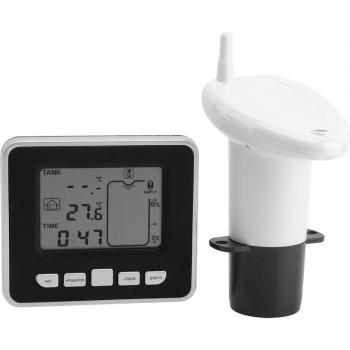 Digital Ultrasonic Water Level Meter with Alarm and Time Function
