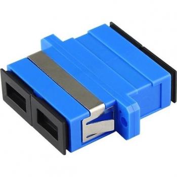 Adaptateur de Connecteur Fibre Optique OM3 SC à Bride Monomode Simplex 100 Pièces, Coupleur APC SC-SC