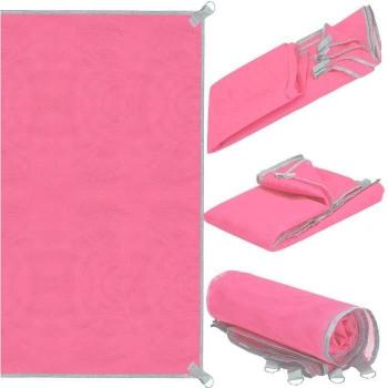 Tapis Extérieur SPRINGOS® Grand Format 150 × 200 cm – Couleur Rose, Imperméable et Anti‑Sable