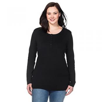 Sheego Langarmshirt »Langarmshirt mit Serafinokragen«
