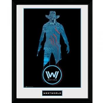 Holz-Kunstdruck „Westworld“ – GB Eye Ltd, gerahmt, 30 × 40 cm