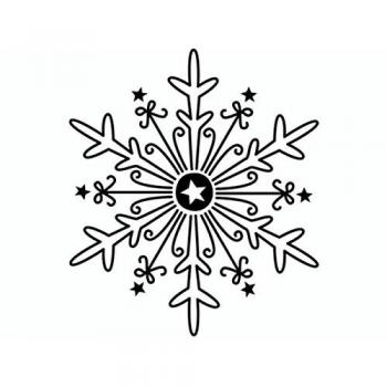 Heyda Motivstempel 'Eiskristall' 3,9x4,5cm