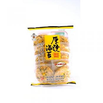 WANT WANT Knusprige Reiscracker mit Seetang, 160 g