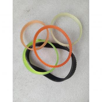 10Pcs High-Quality PU Belt 280J4 Ribbed, 3 Ribs, 280mm