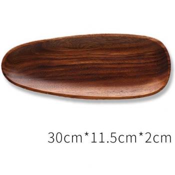 Irregular Wooden Dessert Plate