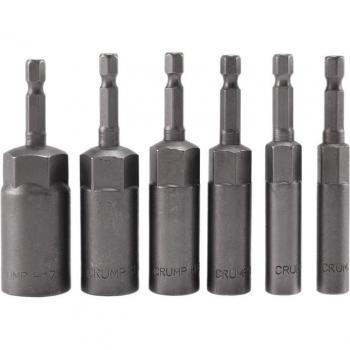 6Pcs Impact Socket Adapter Set 6mm-17mm