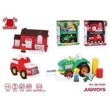 Camión de Bomberos Infantil con Luces y Sonido