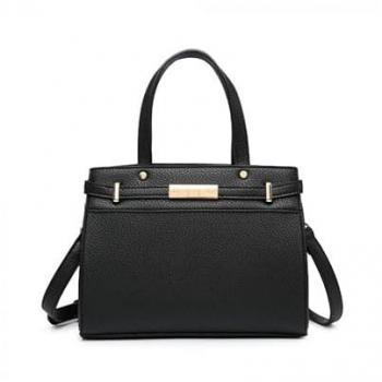 JFY Compact Zip Tote – Grab Bag, Black