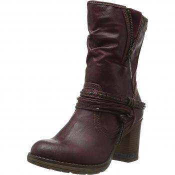 Mustang Stivali 1233-502-55, Donna, Rosso (Bordeaux)