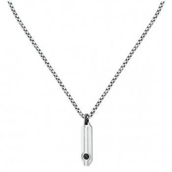 Collier Sector Acier Noir – Modeur Masculin