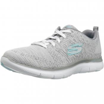 Skechers Flex Appeal 2.0-High Energy, Scarpe Sportive Donna, Bianco