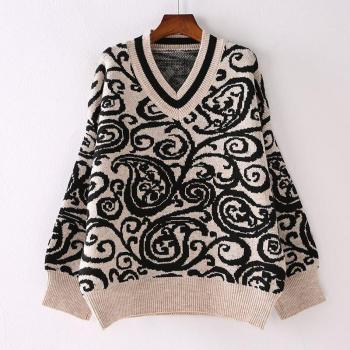 Ropa Exterior de Punto Étnica para Mujer