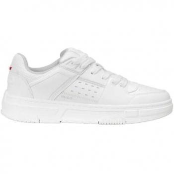 Hughes Yarrow Low‑Top Bianco Naturale