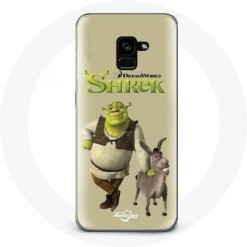 Protezione Shrek e L’asino per Samsung Galaxy A8 Plus