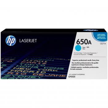 Cartucho de Toner Original Hp CE271A Cyan 650A