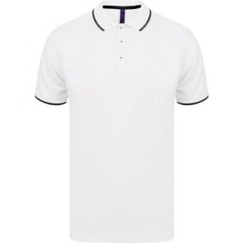 Camicia polo per uomini Henbury HiCool con estremità scavate