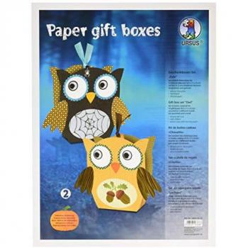 Eulen Geschenkboxen Set 2 von Ludwig Bähr 9,5x11x4cm
