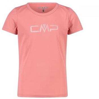 Camiseta CMP Infantil Rosa Claro Manga Corta