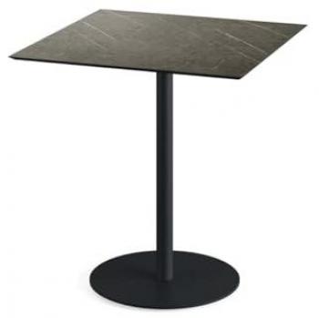 Veba Urban table bistrot 70x70 cm HPL piètement noir