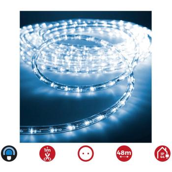 FlexiLED 48 m Bleu – 2 voies, 30 LEDs/m – fixation fixe
