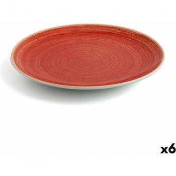 Ariane 31cm Red Porcelain Plate Bundle