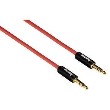 Hama Red 0.5m 3.5mm Audio Cable for Smartphones and MP3 Players