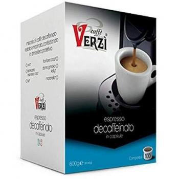 100 Capsule Decaffeinato Verzì Compatibili con Nespresso