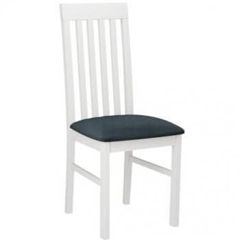 Silla Victorville 365, gris, blanco, 96x43x48cm, tapiz, de madera