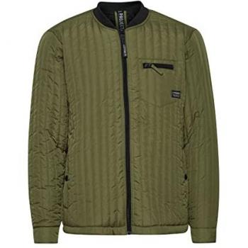 11 Project Steppjacke PRArik Herren Loden grün Größe L