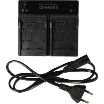 Chargeur VHbw Double‑port pour Sony NEX‑F3D / F3K et ZV‑E10