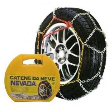 Catene da neve omologate per auto 30 maglia 9mm in acciaio temperato modello Nevada