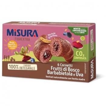 Misura Fibrextra Cornetti Frutti di Bosco, Barbabietola e Uva 308 g