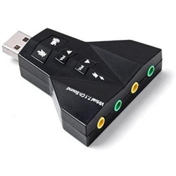 Tarjeta de Sonido 7.1 Dinámica Tinxi® para PC – USB 2.0