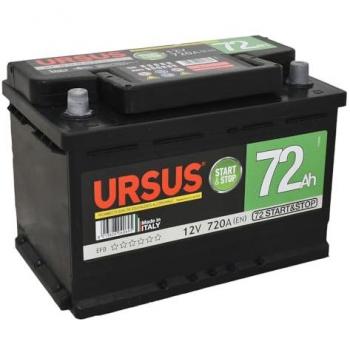 BATTERIA PER AUTO START & STOP 'URSUS' 72 AH