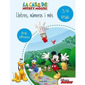 La casa de Mickey Mouse. Lletres, números i més 3/4: Quadern d'activitats d'estiu (Disney)