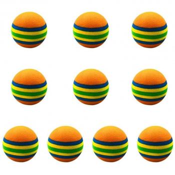 Pack de 10 Pelotas de Espuma Flexible para Práctica de Golf Infantil