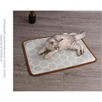 Soft Summer Ice Silk Pet Mattress Pad – Large, Breathable, Cooling Comfort for Cats & Dogs