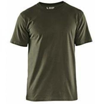 Blaklader 5 T-Shirts Taille 4XL Couleur Armée verte