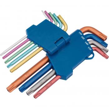 Draper TX-STAR Security Coloured Key Set (9 Piece)