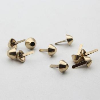 20pcs Gold Metal Brads 15mm for Paper Craft Decoration